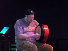 Cara live in Volmarstein, 29 August 2008: Rolf Wagels, bodhrán