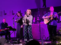 John Lowrie, Hannah Fisher, Kim Carnie and Innes White at St. Ansgar, Elmshorn, Germany, on 7 December 2025; photo Reinhard Zierke