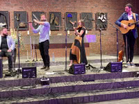 The Jeremiahs (Joe Gibney, Julien Bruneteau, Niamh Varian-Barry, James Ryan) at St Simeon, Hamburg, Germany, on 15 September 2022; photo Reinhard Zierke