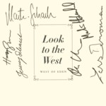 West of Eden: Look to the West; inlay signed on 6 March 2016 at Heidbarghof Hamburg