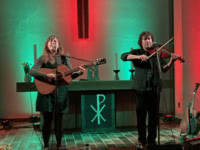 Christina Alden & Alex Patterson at Lottes Musiknacht at Stiftskirche Elmshorn, Germany, on 9 March 2024; photo Reinhard Zierke Christina Alden & Alex Patterson at Lottes Musiknacht at Stiftskirche Elmshorn, Germany, on 9 March 2024; photo Reinhard Zierke