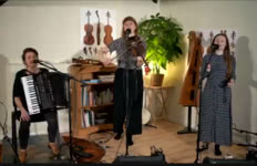 Lady Maisery at Live to Your Living Room on 1 December 2021 (screenshot) Lady Maisery at Live to Your Living Room on 1 December 2021 (screenshot)