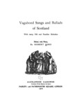 Vagabond Songs and Ballads of Scotland Vagabond Songs and Ballads of Scotland