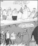 Welcome to Hell, from Gary Larson: The Far Side