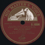 A.L. Lloyd: Down in Yon Forest (HMV B.10594, A-side)