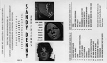 Sandy Denny and Friends: The Attic Tracks Vol. 3: First and Last Tracks (Friends of Fairport FOFC5)